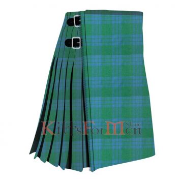 Blue Montgomery Tartan Kilt
