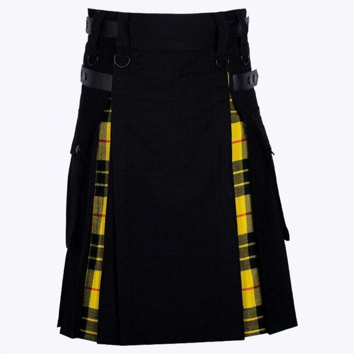 Black Cotton Macleod Of Lewis Tartan main product photo